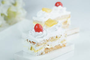 Eggless Pineapple Pastry