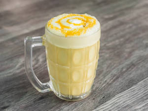 Kesar Thandai Shake with ice cream