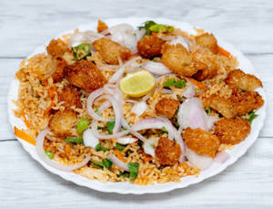 Veg Manchurian Fried Rice