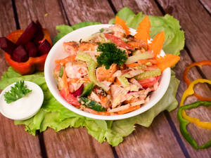 Chicken Salad Shawarma