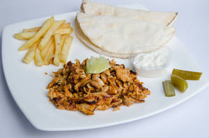 Peri Peri Chicken Shawarma Plate
