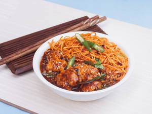 Honey Chilli Chicken Bowl + Choice of Rice or Noodles