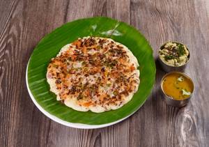 Tomato Onion Chilli Uttapam