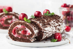 Chocolate Cream Roll 