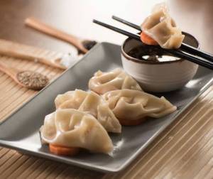 Mushroom Hot Basil Dumplings