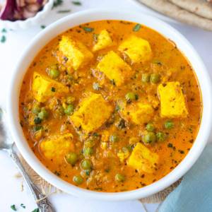 Matar Paneer { No Onion Garlic}