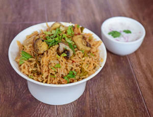 Mushroom Biryani 