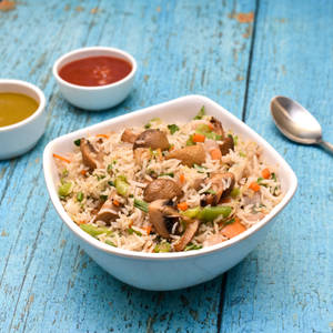 Mushroom Fried Rice