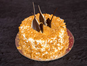 Butterscotch Cake ( Eggless)