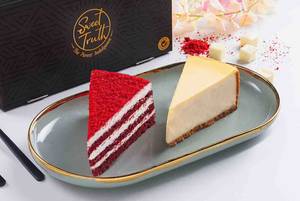 Red Velvet Pastry & New York Cheesecake (Box of 2)