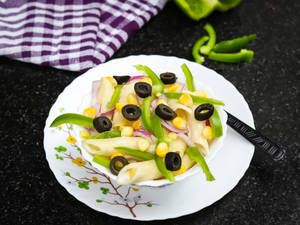 Veg White Cheese Penne Pasta
