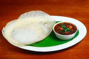 Appam (2Pcs) With Kadala Curry