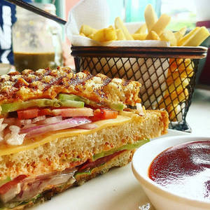 Lets Go Clubbing Veg Sandwich