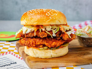 Nashville Chipotle Chicken Burger