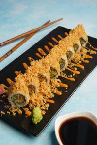 Asparagus Tempura Sushi Roll