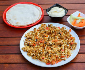 Chicken Shawarma on Plate        