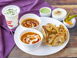 Lachha Paratha Thali