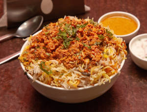 Mutton Keema Biryani