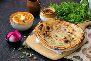Paneer Butter Masala With Laccha Parantha (1 Pc)