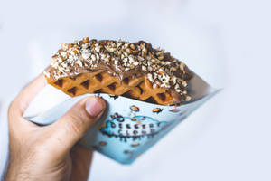 Roasted Almond Waffle (1 Pc)