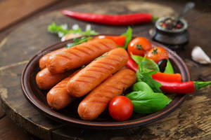 Baked Chicken Sausages
