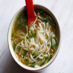 Spicy Chicken Noodles Soup