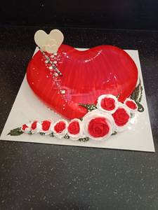 Red Velvet Fresh Cream (eggless)