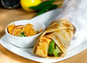 Malai Paneer Tikka Roll