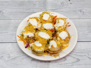 Dahi Puri (no spicy only sweet 8 pieces)