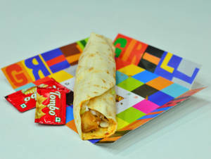 Crispy paneer wrap