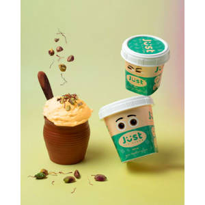 JUST Kesar Pista Kulfi Sugarfree | Keto Ice Cream (100 ML)