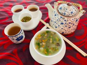 Veg Lung Fung Soup
