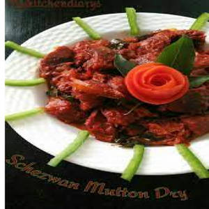 Mutton Schezwan Dry