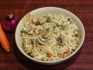 Mushroom Fried Rice