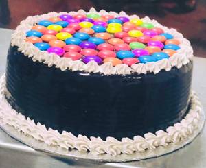 Overloaded Choco-gems Cake
