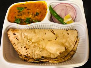 Butter Phulka(3) With Dal Fry