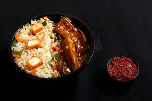Paneer Manchurian Rice Bowl
