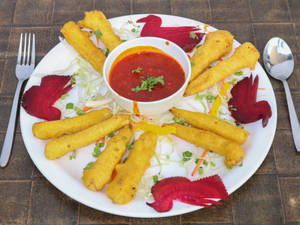 Golden Fried Baby Corn