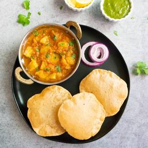 Aloo Subji With Puri
