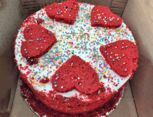 Red Velvet Eggless Cake