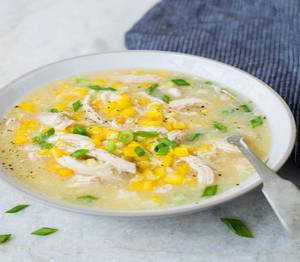 Sweet Corn Chicken Soup