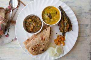 Paratha Special Meal Thali