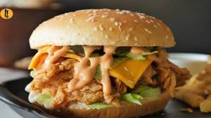 Chilli Cheese Chicken Zinger Burger