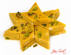 Kesar Kaju Katli