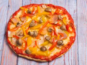 8" Mushroom House Special Pizza( Double Cheese)(8 Slices)
