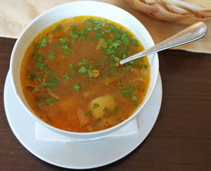 Veg Chettinadu Soup