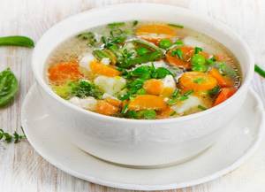 Veg. Clear Soup
