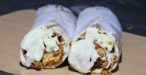 Cheesy Shawarma Roll