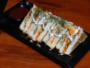 Special Veg Cheese Grilled Sandwich