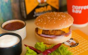 Aloo Masala Tikki Burger